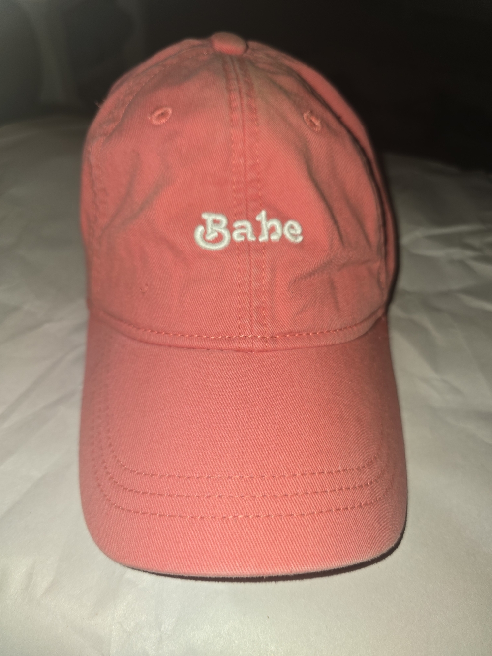 AE Coral "Babe" Embroidered Baseball Hat
